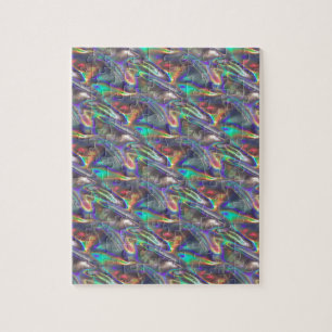 holografisch zilver legpuzzel