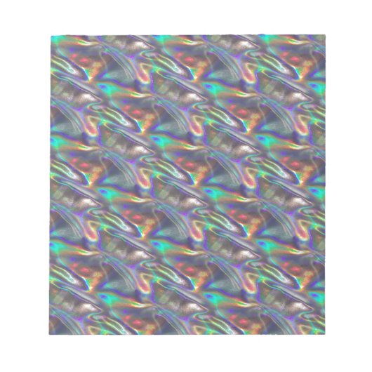holografisch zilver notitieblok (Voorkant)