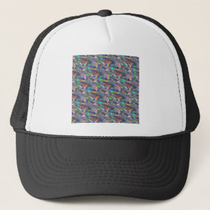 holografisch zilver trucker pet