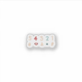 Holografische 54321 Mindfulness-aarding Sticker (Voorkant)
