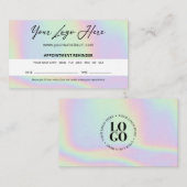 Holografische aangepaste Logo-herkansingskaart Visitekaartje (Voorkant / Achterkant)