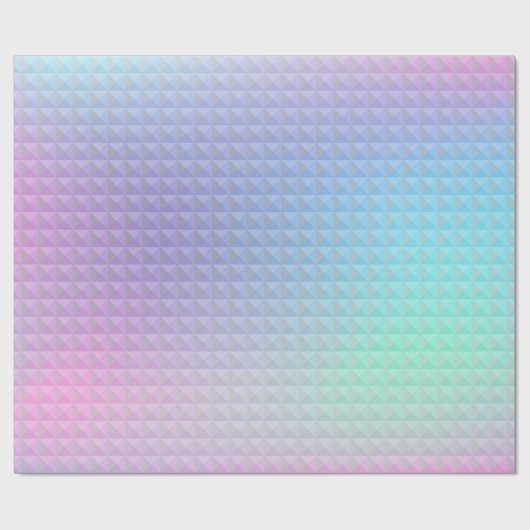 Holografische achtergrond. Hologram glitch. Multic Cadeaupapier (Vlak)