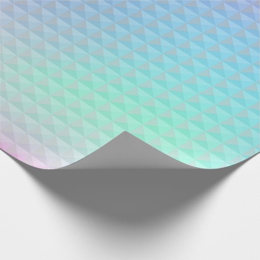 Holografische achtergrond. Hologram glitch. Multic Cadeaupapier (Hoek)