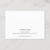 Holografische AfterCare voor Lash Extensions Visitekaartje (Achterkant)