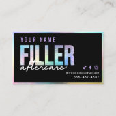 Holografische afzuigkaart visitekaartje (Voorkant)