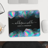 Holografische Alcohol Inkt Modern Muismat