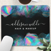 Holografische Alcohol Inkt Modern Muismat