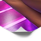 Holografische Badpak Model jaren '90 Stijl Foto Afdruk (Hoek)