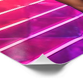 Holografische Badpak Model jaren '90 Stijl Perfect Poster (Hoek)