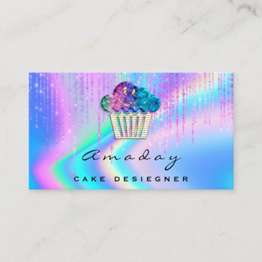 Holografische bakkerij naar huis gemaakt om Logo t Visitekaartje (Voorkant)