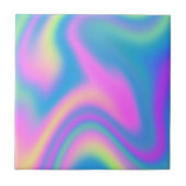 Holografische bandkleurstof tegeltje (Voorkant)