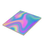 Holografische bandkleurstof tegeltje (Zijkant)