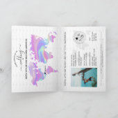 Holografische Bestemming Bruiloft Paspoort Wereldk (Binnen)