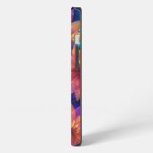 Holografische bloemen telefoonhoesje iPhone hoesje (Linkerkant)