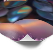 Holografische bloesem perfect poster (Hoek)