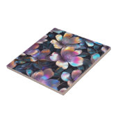 Holografische bloesem tegeltje (Zijkant)