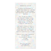 Holografische Boho Arch hemelse halve maan Reclamekaart (Achterkant)