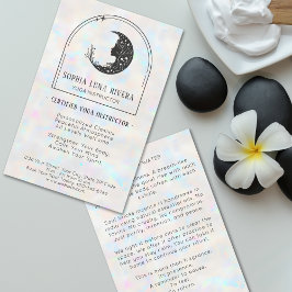 Holografische Boho-boog Hemelse Halve Maan Flyer