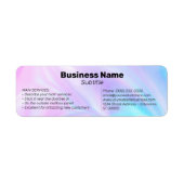 Holografische Business Sticker – Client Catcher (Voorkant)