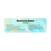 Holografische Business Sticker – Client Catcher (Voorkant)