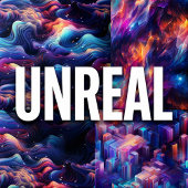 Holografische Dreamscape: 3D iriserend ontwerp Inpakpapier Vel