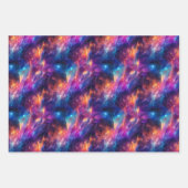 Holografische Dreamscape: 3D iriserend ontwerp Inpakpapier Vel (Voorkant 2)