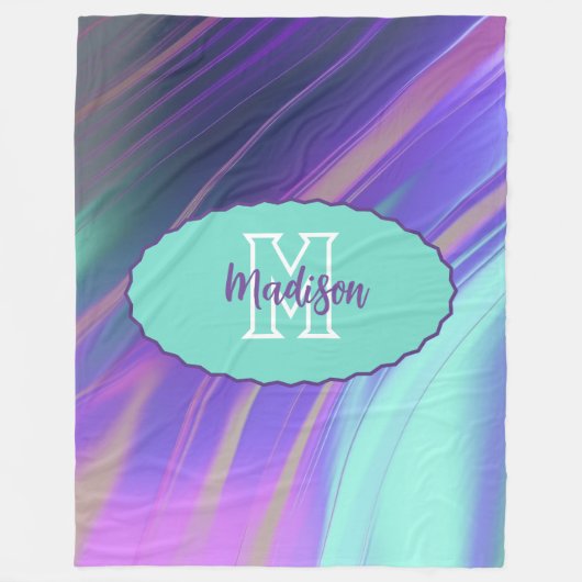 Holografische dromen  fleece deken (Voorkant)