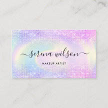 Holografische eenhoorn Glitterende Holo make-up ha