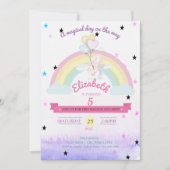 Holografische Eenhoorn,Verjaardagsballonnen met Re Kaart (Voorkant)