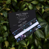 Holografische en houtskool Paw Print Loyaliteit Ka Visitekaartje