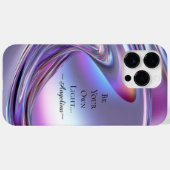 Holografische esthetiek Case-Mate iPhone case (Achterkant (horizontaal))