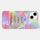 Holografische esthetiek Case-Mate iPhone case (Achterkant (horizontaal))