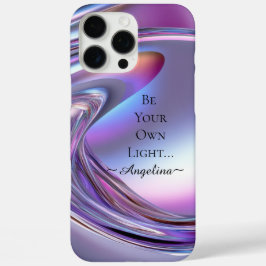 Holografische esthetiek iPhone 16 pro max hoesje