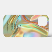 Holografische esthetiek Case-Mate iPhone case (Achterkant (horizontaal))