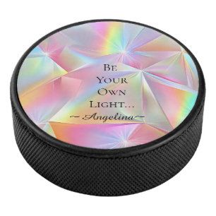 Holografische esthetiek hockey puck