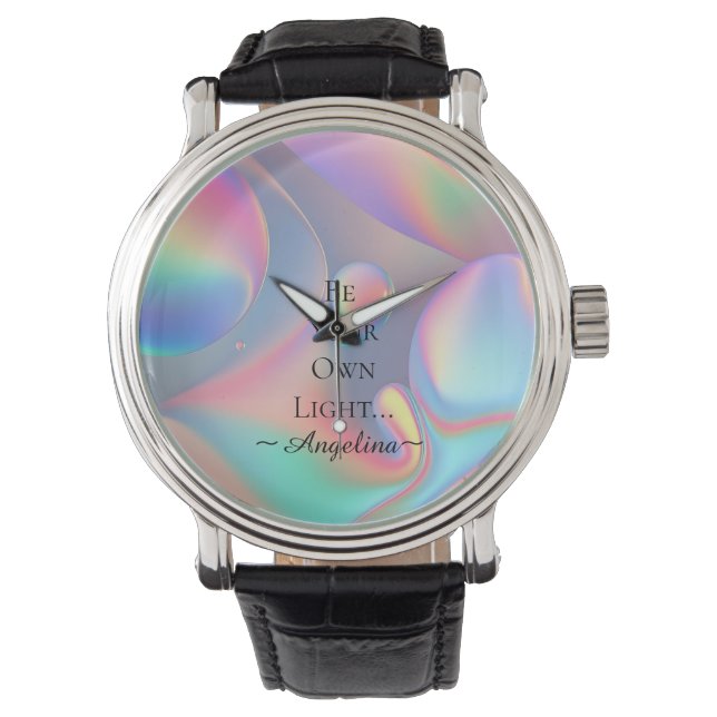 Holografische esthetiek horloge (Voorkant)
