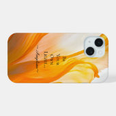 Holografische esthetiek iPhone 15 case (Achterkant horizontaal)