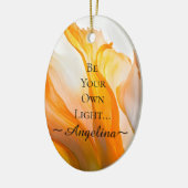 Holografische esthetiek keramisch ornament (Links)
