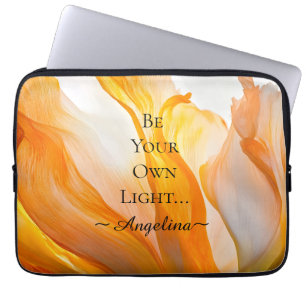 Holografische esthetiek laptop sleeve