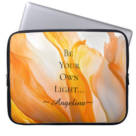Holografische esthetiek laptop sleeve