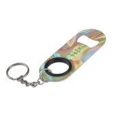 Holografische esthetiek mini flessenopener (Voorkant Gekanteld)