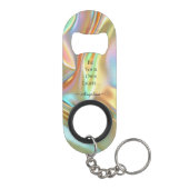 Holografische esthetiek mini flessenopener (Achterkant)
