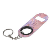 Holografische esthetiek mini flessenopener (Voorkant Gekanteld)