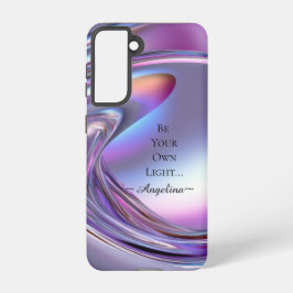 Holografische esthetiek samsung galaxy hoesje