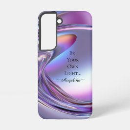 Holografische esthetiek samsung galaxy hoesje
