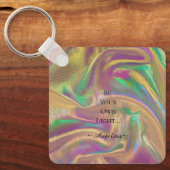 Holografische esthetiek sleutelhanger (Voorkant)