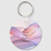 Holografische esthetiek sleutelhanger (Achterkant)