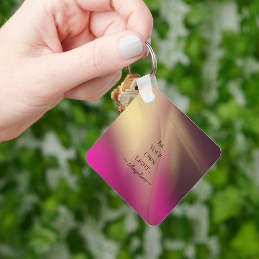 Holografische esthetiek sleutelhanger (Hand)