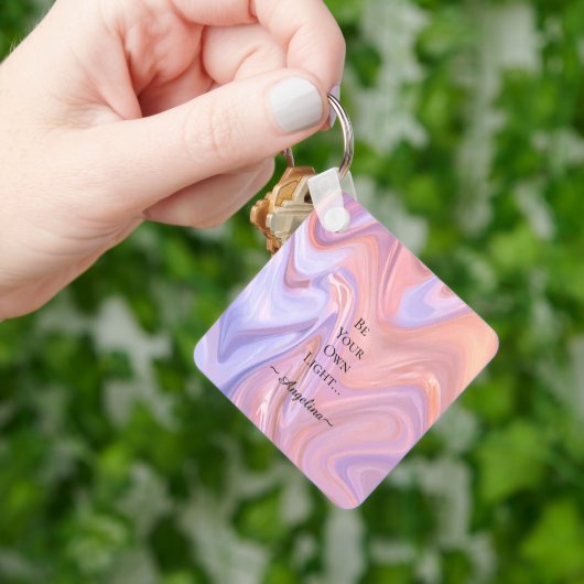 Holografische esthetiek sleutelhanger (Hand)