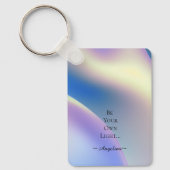 Holografische esthetiek sleutelhanger (Voorkant)